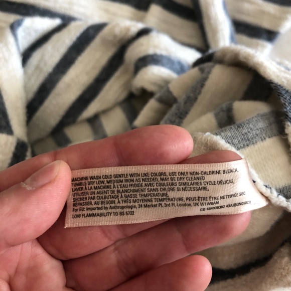 Saturday Sunday textured sleeveless striped towel dress - Picture 6 of 7